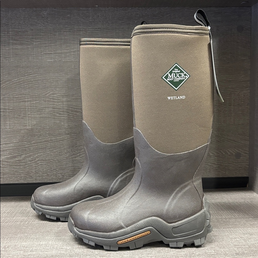 Men's Muck Wetland Boots WET-998K (Brown) - Men's Sz 5 Wm's Sz 6